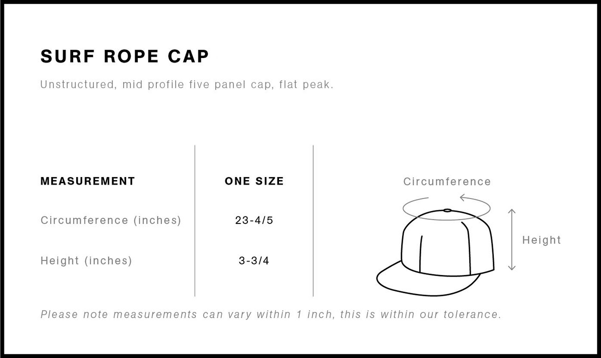 The Great Fernando - Flat Bill Hat (White Surf Rope)