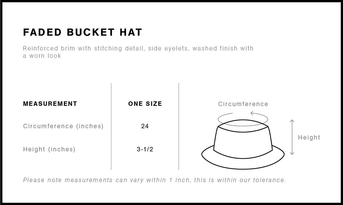 1845 Global Saffron - Bucket Hat (Bone)