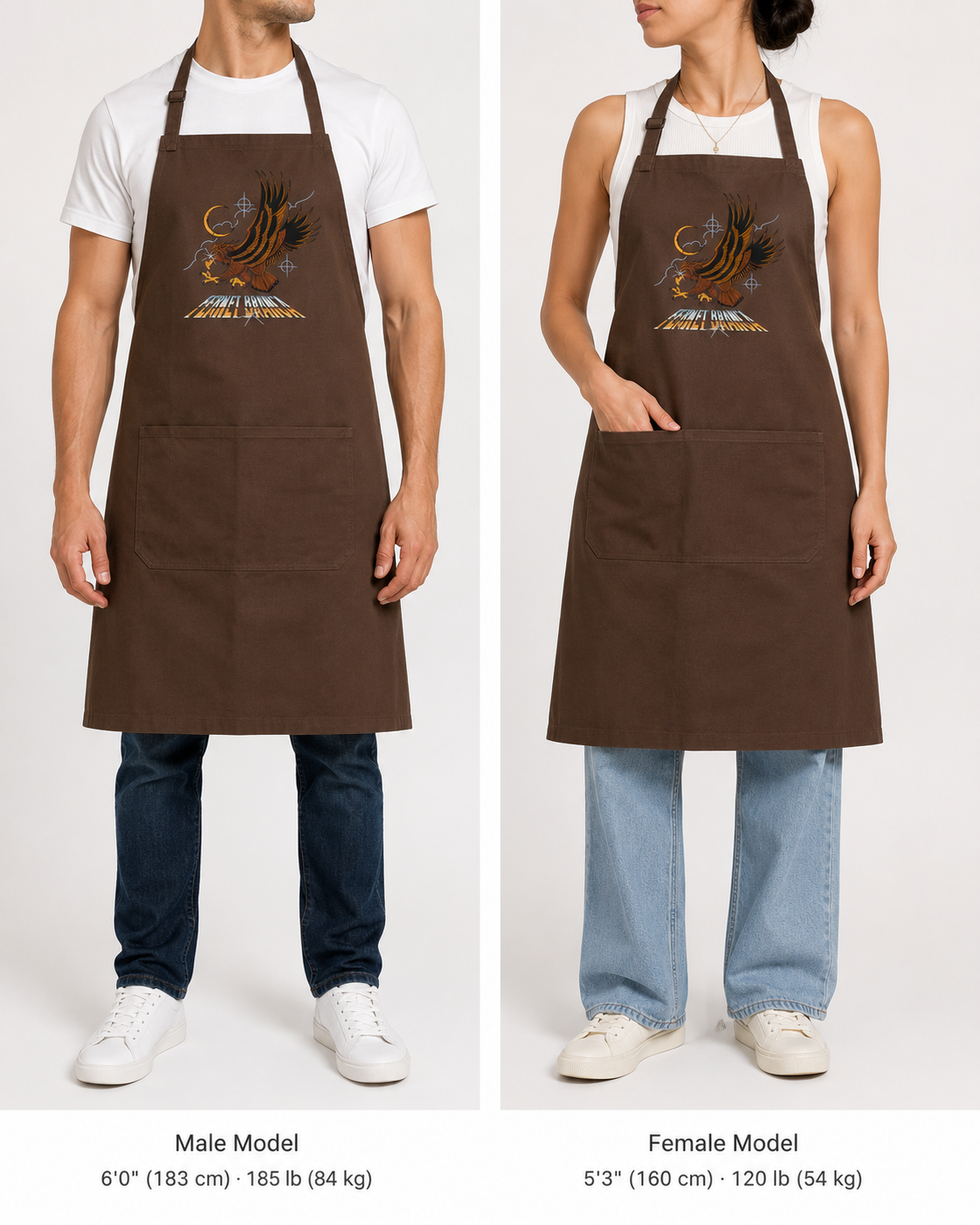 The Eagle Has Landed - Apron (Walnut/Brown)