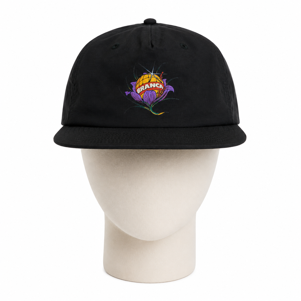 Branca Global Saffron - Flat Bill Hat (Black)